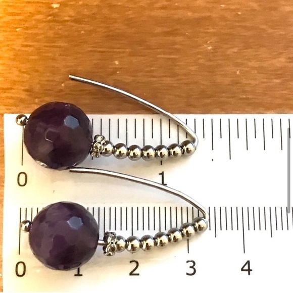 NWT AtriaMinerals natural gemstone earrings - Picture 2 of 3
